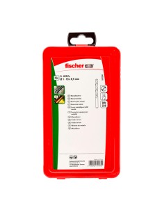 Pack 25 brocas para metal hss-co din338 ø1-13x0,5mm 543330 fischer