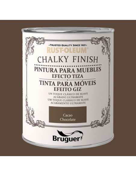 Rust-oleum chalky finish muebles cacao 0,750l 5397519 bruguer