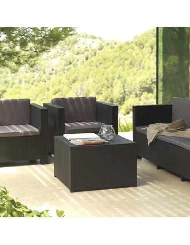 Conjunto jardin diva tropea grafit 4 piezas...