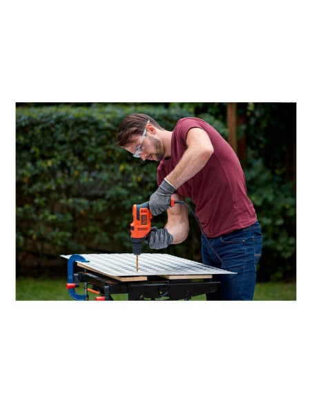 Taladro percutor 500w beh200-qs black+decker