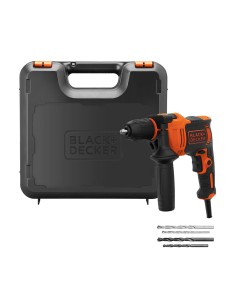 Taladro percutor 710w beh710k-qs black+decker 2