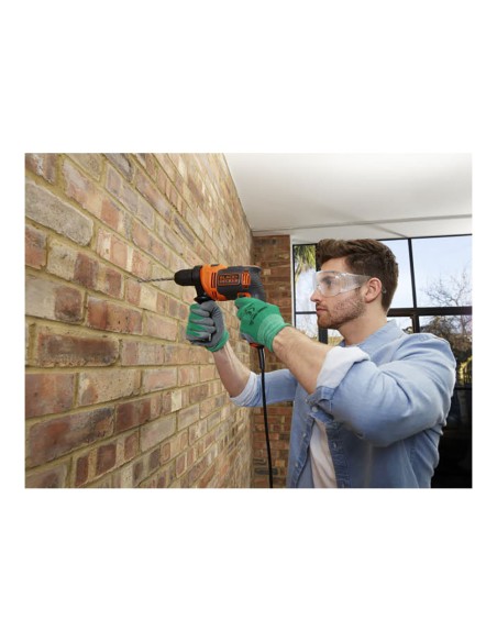 Taladro percutor 710w beh710k-qs black+decker