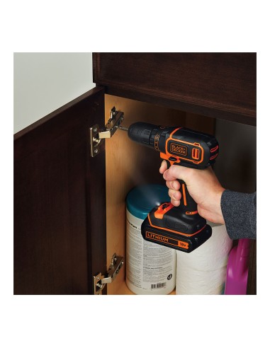 Taladro atornillador 18v bdcdc18k-qw black+decker