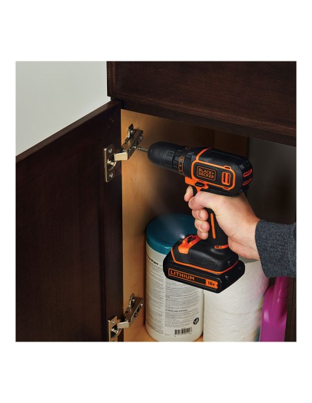 Taladro atornillador 18v bdcdc18k-qw black+decker
