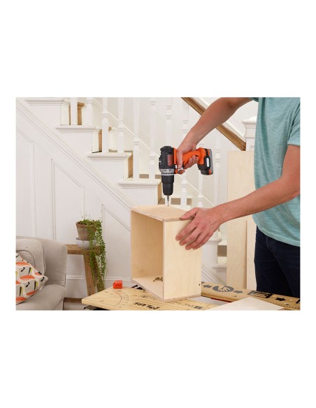 Taladro percutor 12v bdchd12s1-xj black+decker