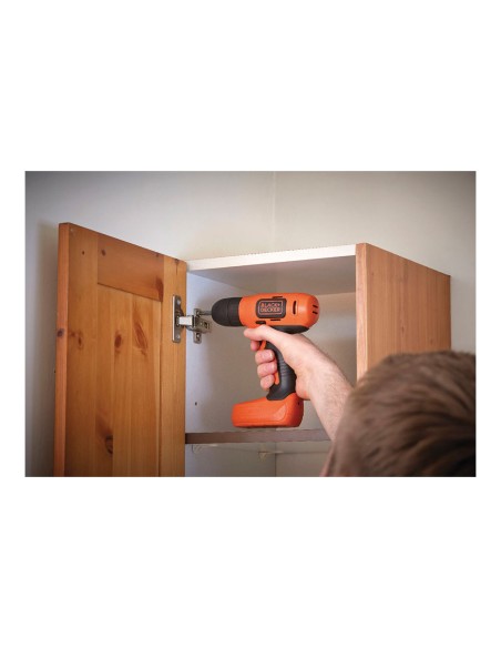 Taladro atornillador ultra compacto 7,2v bdcd8-qw black+decker