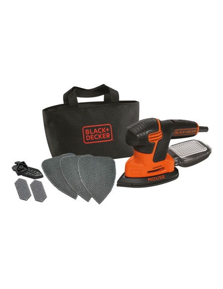 Lijadora de detalle mouse® 120w ka2000-qs black+decker