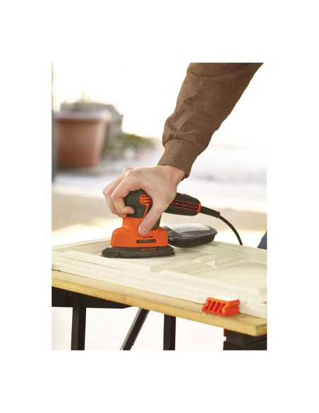 Lijadora de detalle mouse® 120w ka2000-qs black+decker