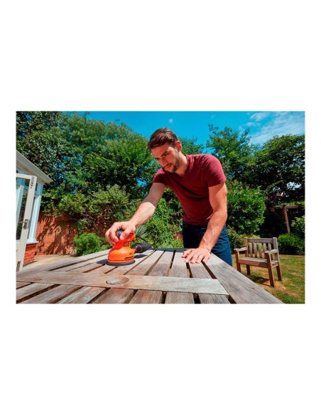 Lijadora rotórbital 230w bew210-qs black+decker