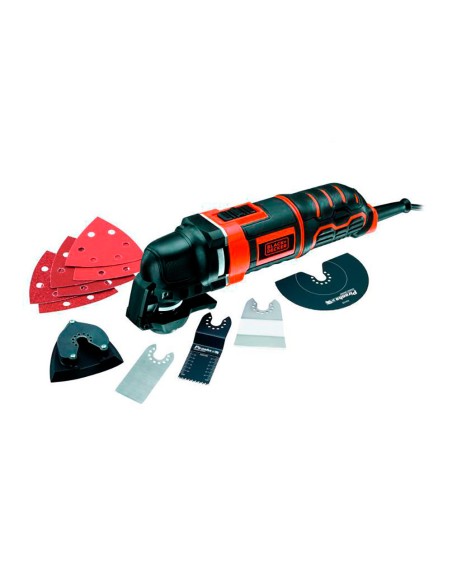 Multi-herramienta oscilante 300w mt300ka-qs black+decker