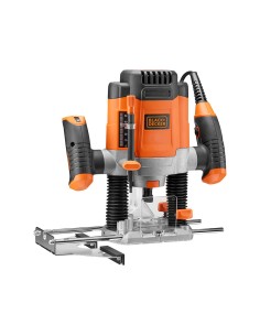 Fresadora electronica 1200w kw1200eka-qs black+decker 2