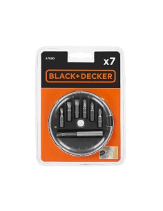 Conjunto 7 puntas para atornillar a7090-xj black+decker 2