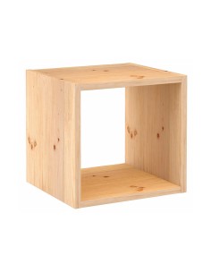 Estanteria modular 1 cubo dinamic pino macizo 36,2 x 33 x 36,2 cm