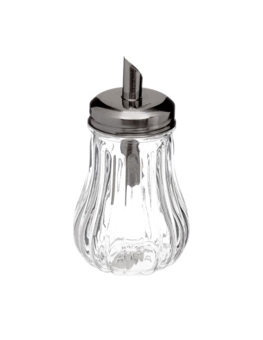 Azucarero clasico de cristal ø6,5x14cm