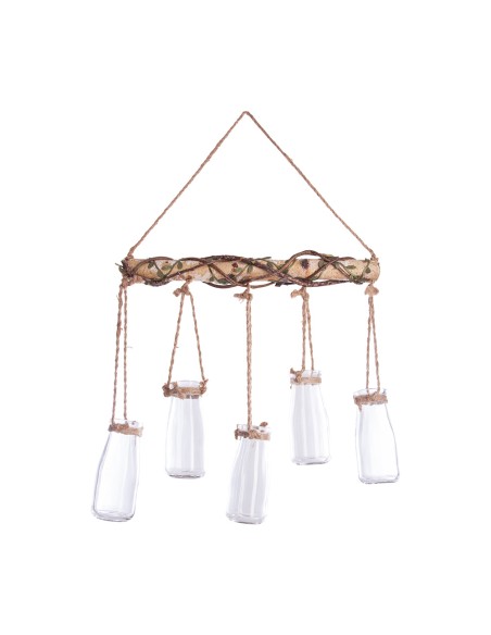 Conjunto 5 jarrones colgantes decorativos 44,5x40.5x6cm
