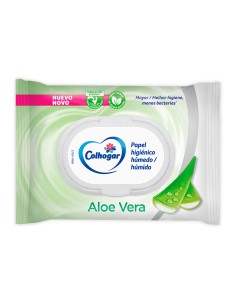 Papel higiénico humedo aloe vera colhogar 42 unid.
