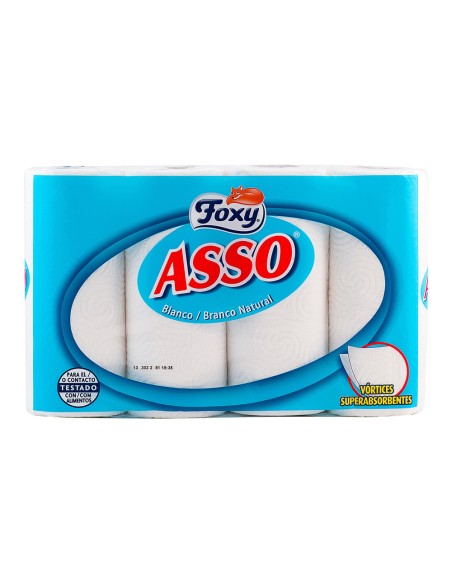 Papel de cocina foxy pack 4 uds