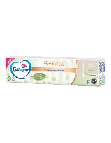 Pack pañuelos colhogar 100% natural pack 12 unid.