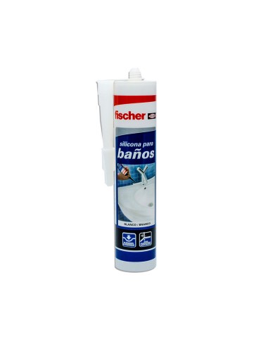 Silicona sanitarios blanca 300 ml