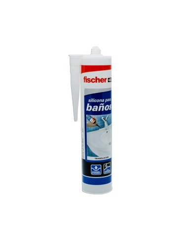 Silicona sanitarios transparente 300 ml