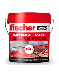 Impermeabilizante 15l gris con fibras 547154 fischer