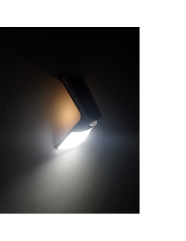 Aplique solar 3,5w 430lm recargable sensor...