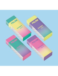 Gomas de borrar nata 320 edición sunset, blister 2 uds 2