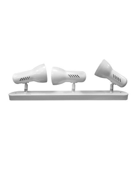 Foco 3 elementos modelo galaxy e27 60 w (bombilla no incluida) color blanco 57 x 8 x 13,7 cm