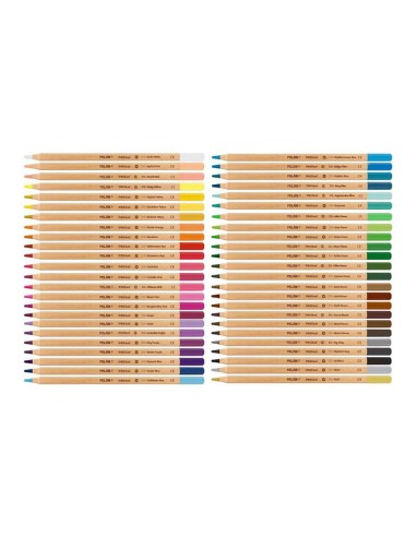 Caja metálica con 48 lápices de colores mina...