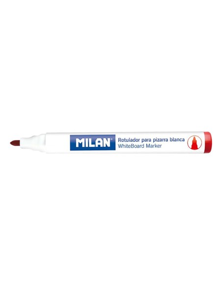 Rotuladores para pizarra blanca ø4,7mm rojo, caja 12 uds
