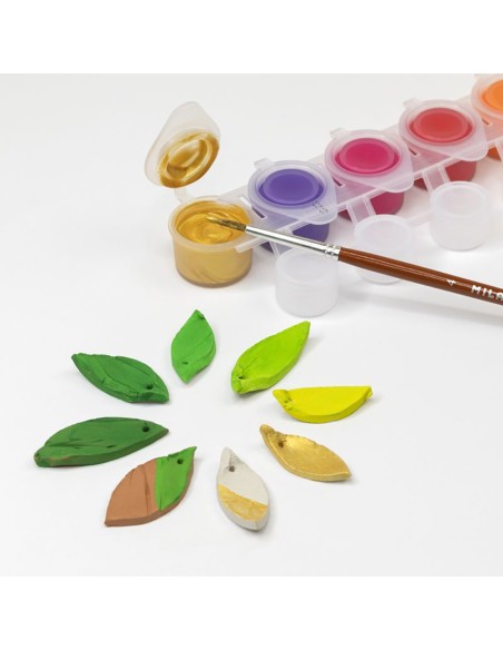 Arcilla natural secado al aire color blanco 400 g