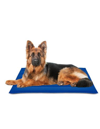 Alfombrilla refrescante cool mat gel azul 90 x 105 cm