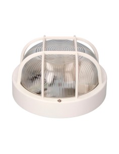 Aplique redondo blanco 1xe27 40w ø18,5x10,4cm modelo tarragona ip54 . 2