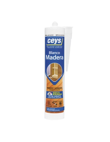 Sellador madera blanco cartucho