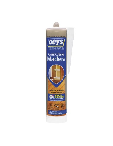 Sellador madera gris claro cartucho