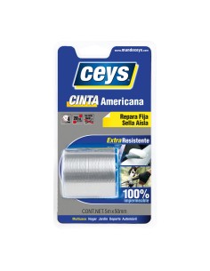 Ceys cinta americana plata blister 5m x 5mm 507601