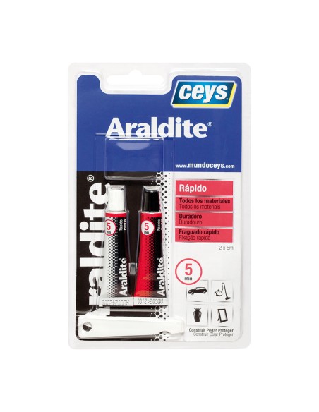 Ceys araldite rapido pequeño blister 5 + 5 ml