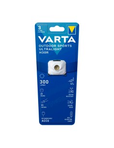 Linterna frontal ultralight h30r blanca varta