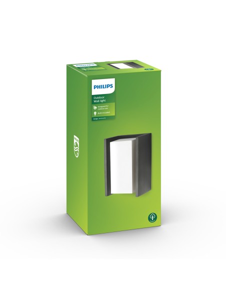 Aplique led e27 modelo bridge 15w 970 lm