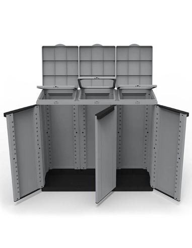 Armario ecoline 3 puertas 102 x 39 x 88,7 cm