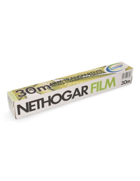 Papel film transparente 30 m nethogar