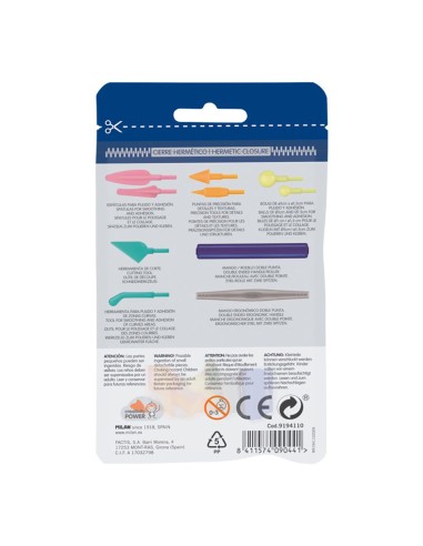 Herramientas de modelado: 2 mangos + 8 puntas