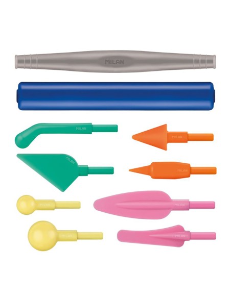 Herramientas de modelado: 2 mangos + 8 puntas