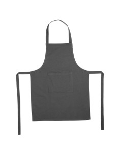 Delantal gris oscuro 60 x 80 cm