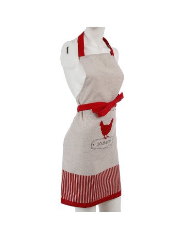 Delantal gourmet modelo poulette 60x80cm