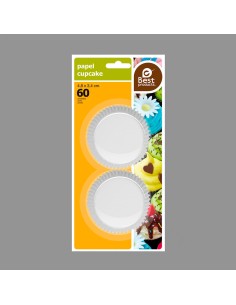 Blister con 60 moldes de papel para magdalenas ø4,8x3,4cm 2