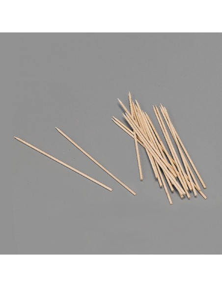 Blister 100 pinchos de madera higienicos de 150x2mm