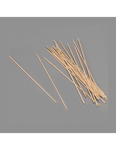 Blister 100 pinchos de madera higienicos de 200x2mm