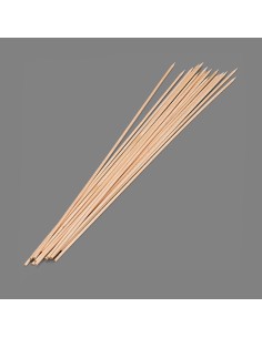 Blister 100 pinchos de madera higienicos de 300x2mm