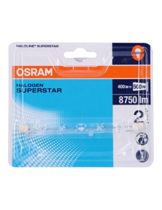 Bombilla halogena lineal 118 mm superstar 400 w 220 v (equ. 500w) 2